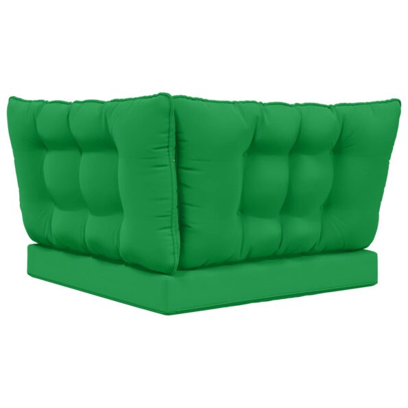 vidaXL Vankúš na vonkajšiu pohovku 3 pcs Zelená Polyester – Obrázok 7