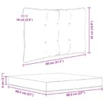 vidaXL Vankúš na vonkajšiu pohovku 3 pcs Červená Polyester – Obrázok 10