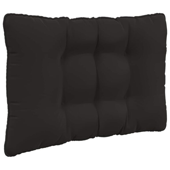 vidaXL Vankúš na vonkajšiu pohovku 3 pcs Čierny Polyester – Obrázok 5