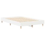 vidaXL Rám postele Biela 137 x 190 cm Kompozitné drevo – Obrázok 7