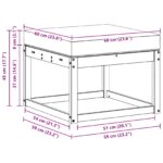 vidaXL Outdoor Hocker Pevné akáciové drevo Biela – Obrázok 6