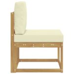 vidaXL Záhradná súprava gaučov Biela a krémová 59 x 63 x 73 cm – Obrázok 4