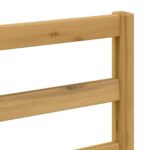 vidaXL Modul záhlavníka Biela 59 x 4 x 73 cm Pevné akáciové drevo – Obrázok 6
