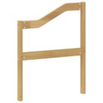 vidaXL Modul opierok 2 pcs Biela 59 x 4 x 73 cm Pevné akáciové drevo – Obrázok 7