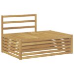 vidaXL Vonkajšia koncová pohovka Biela 115 x 83 x 73 cm – Obrázok 2
