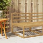 vidaXL Modul záhlavníka Biela 79 x 4 x 73 cm Pevné akáciové drevo
