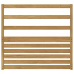 vidaXL Modul opierok 2 pcs Biela 79 x 4 x 73 cm Pevné akáciové drevo – Obrázok 5
