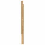 vidaXL Modul opierok 2 pcs Biela 79 x 4 x 73 cm Pevné akáciové drevo – Obrázok 6