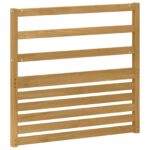 vidaXL Modul opierok 2 pcs Biela 79 x 4 x 73 cm Pevné akáciové drevo – Obrázok 7