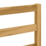 vidaXL Modul opierok 2 pcs Biela 79 x 4 x 73 cm Pevné akáciové drevo – Obrázok 8