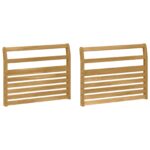 vidaXL Modul opierok rúk 2 pcs Biela 78,5 x 8,5 x 60 cm – Obrázok 2