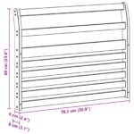 vidaXL Modul opierok rúk 2 pcs Biela 78,5 x 8,5 x 60 cm – Obrázok 9