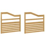vidaXL Modul opierok na ruky 2 pcs Biela 79 x 4 x 73 cm – Obrázok 2