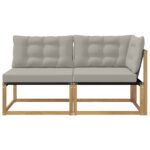 vidaXL Rohová sedačka s vankúšom Biela 162,5 x 83 x 73 cm – Obrázok 5