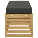 vidaXL Záhradná súprava gaučov Biela a antracitová 115 x 43 x 45 cm – Obrázok 4