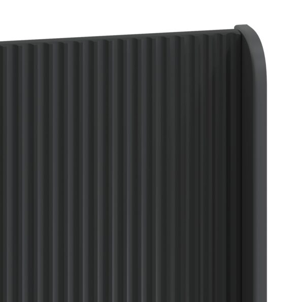 vidaXL Posteľový rám s úložným priestorom a čelom Čierna 140 x 190 cm – Obrázok 9