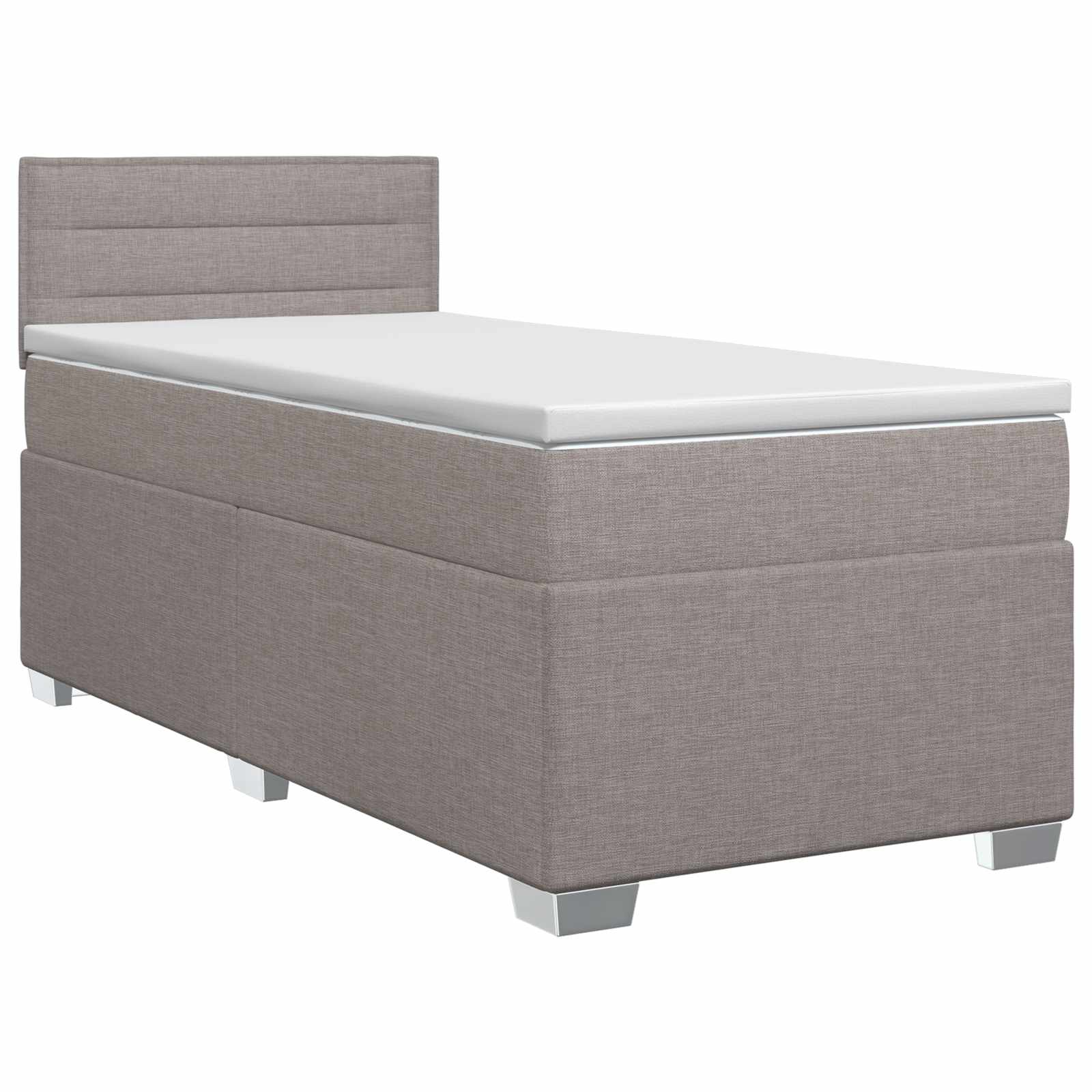 3450345_1.jpg vidaXL Posteľ boxspring s matracom Sivohnedá 80 x 200 cm Látka – Obrázok 1