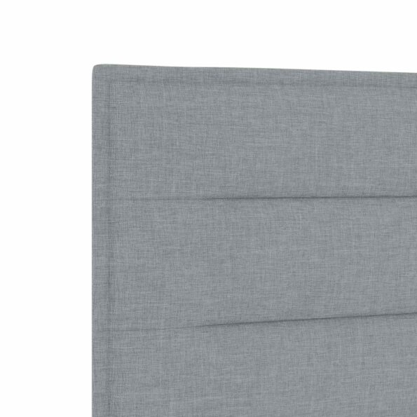 vidaXL Posteľ boxspring s matracom Svetlosivá 90 x 200 cm Látka – Obrázok 8
