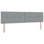 vidaXL Posteľ boxspring s matracom Svetlosivá 180 x 200 cm Látka – Obrázok 3