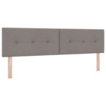 vidaXL Posteľ boxspring s matracom Sivohnedá 180 x 200 cm Látka – Obrázok 3