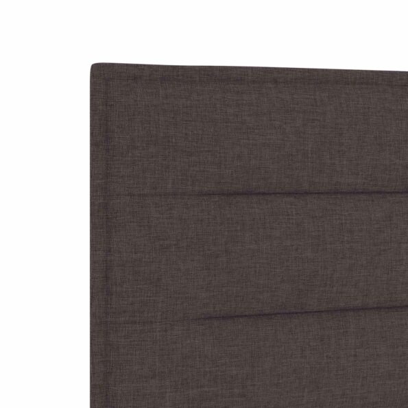 vidaXL Posteľ boxspring s matracom Tmavohnedá 200 x 200 cm Látka – Obrázok 8