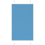 vidaXL Plisovaná roleta modrá 80x150 cm, šírka látky 79,4 cm, polyester