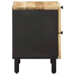 vidaXL Nočný stolík 2 ks Prírodná 40 x 33 x 46 cm Masívne mango drevo – Obrázok 5