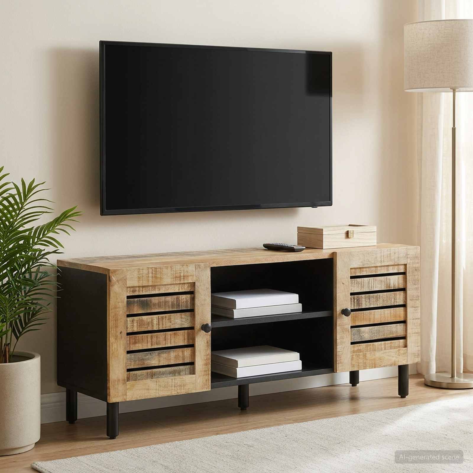 4018844_1.jpg vidaXL Úložné skrine Prírodná 105 x 33 x 46 cm Masívne mango drevo – Obrázok 1