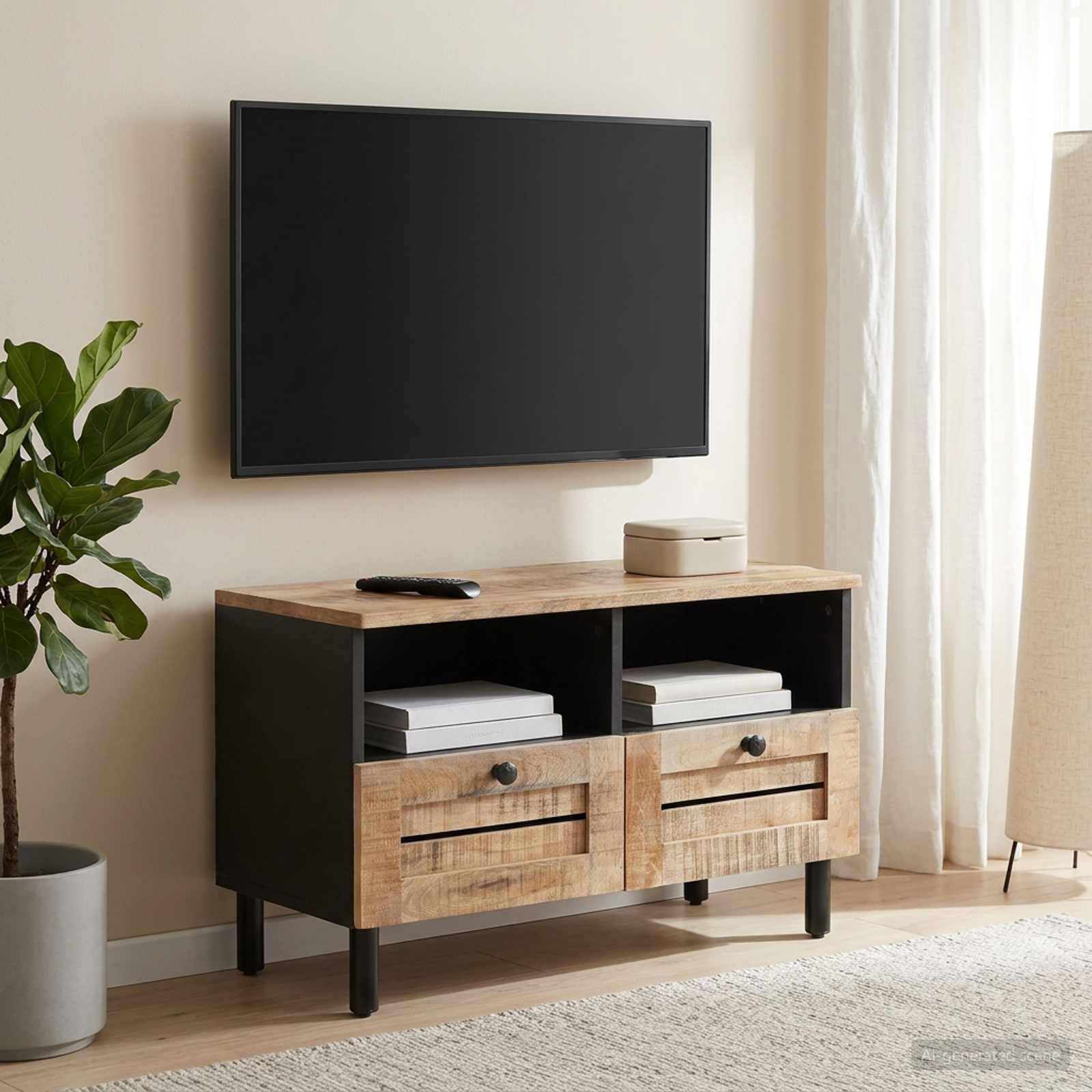 4018845_1.jpg vidaXL Úložné skrine Prírodná 70 x 33 x 46 cm Masívne mango drevo – Obrázok 1