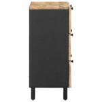 vidaXL Úložné skrine 60 x 33 x 75 cm Masívne mango drevo Prírodná – Obrázok 5