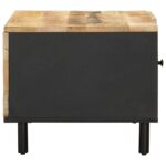 vidaXL Konferenčný stolík Prírodná 80 x 50 x 40 cm Masívne mango drevo – Obrázok 5