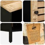 vidaXL Konferenčný stolík Prírodná 80 x 50 x 40 cm Masívne mango drevo – Obrázok 7