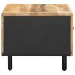 vidaXL Konferenčný stolík Prírodná 80 x 50 x 40 cm Masívne mango drevo – Obrázok 5