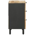 vidaXL Nočný stolík Prírodná 50 x 33 x 62 cm Masívne mango drevo – Obrázok 5