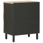 vidaXL Nočný stolík Prírodná 50 x 33 x 62 cm Masívne mango drevo – Obrázok 6