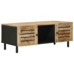 vidaXL Konferenčný stolík Prírodná 100 x 54 x 40 cm – Obrázok 2