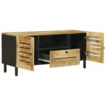 vidaXL Úložné skrine Prírodná 105 x 33 x 46 cm Masívne mango drevo – Obrázok 3