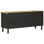 vidaXL Úložné skrine Prírodná 100 x 33 x 46 cm Masívne mango drevo – Obrázok 6