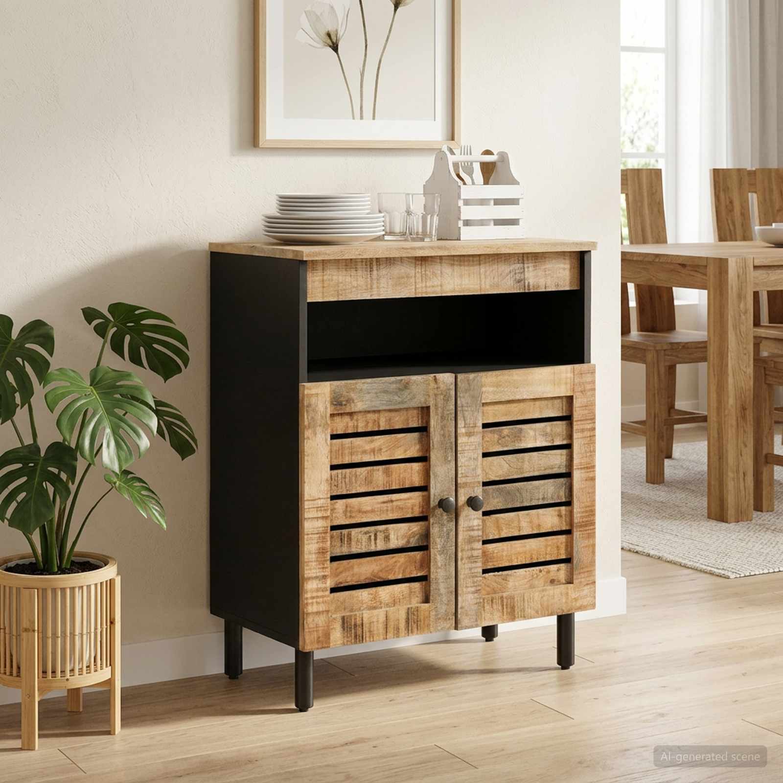 4018869_1.jpg vidaXL Úložné skrine Prírodná 60 x 33 x 75 cm Masívne mango drevo – Obrázok 1