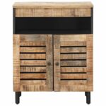 vidaXL Úložné skrine Prírodná 60 x 33 x 75 cm Masívne mango drevo – Obrázok 4
