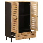 vidaXL Úložné skrine Prírodná 60 x 33 x 100 cm Masívne mango drevo – Obrázok 3
