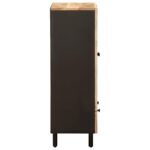 vidaXL Úložné skrine Prírodná 60 x 33 x 100 cm Masívne mango drevo – Obrázok 5