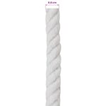 vidaXL Lano Biela 0,8 x 0,8 x 50000 cm Bavlna – Obrázok 5