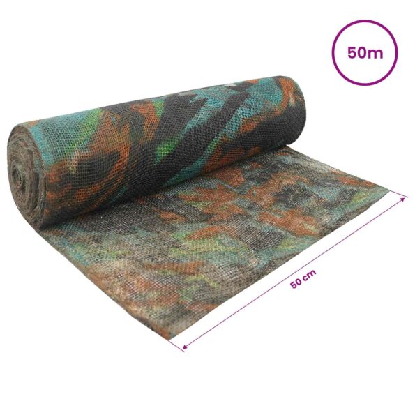 vidaXL Jutový rol Maskáčová 50 x 5000 cm – Obrázok 6