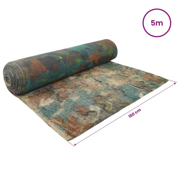 vidaXL Jutový rol Maskáčová 160 x 500 cm – Obrázok 6