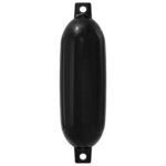 vidaXL Nárazníky na člny 2 ks Ø 11 x 40 cm Čierna PVC – Obrázok 3