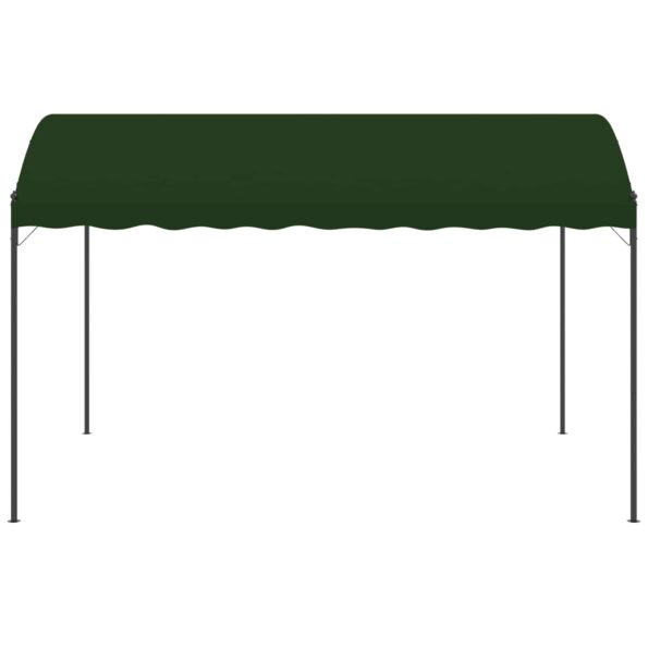 vidaXL Altánok 4 x 3 x 2,6 m Zelená Polyester a oceľ – Obrázok 4