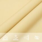 vidaXL Slnečná plachta Piesková 6 x 2,5 m 100% polyester Oxford – Obrázok 6