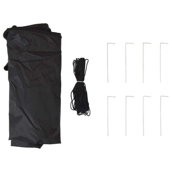 vidaXL Altánok so 4 bočnými panelmi 4 x 4 m Krémová a hnedá – Obrázok 6