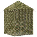 vidaXL Baldachýn s 4 bočnými stenami 2,9 x 2,9 m Armádna kamufláž – Obrázok 3